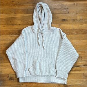 American Eagle Cozy Knit Hoodie Sweater